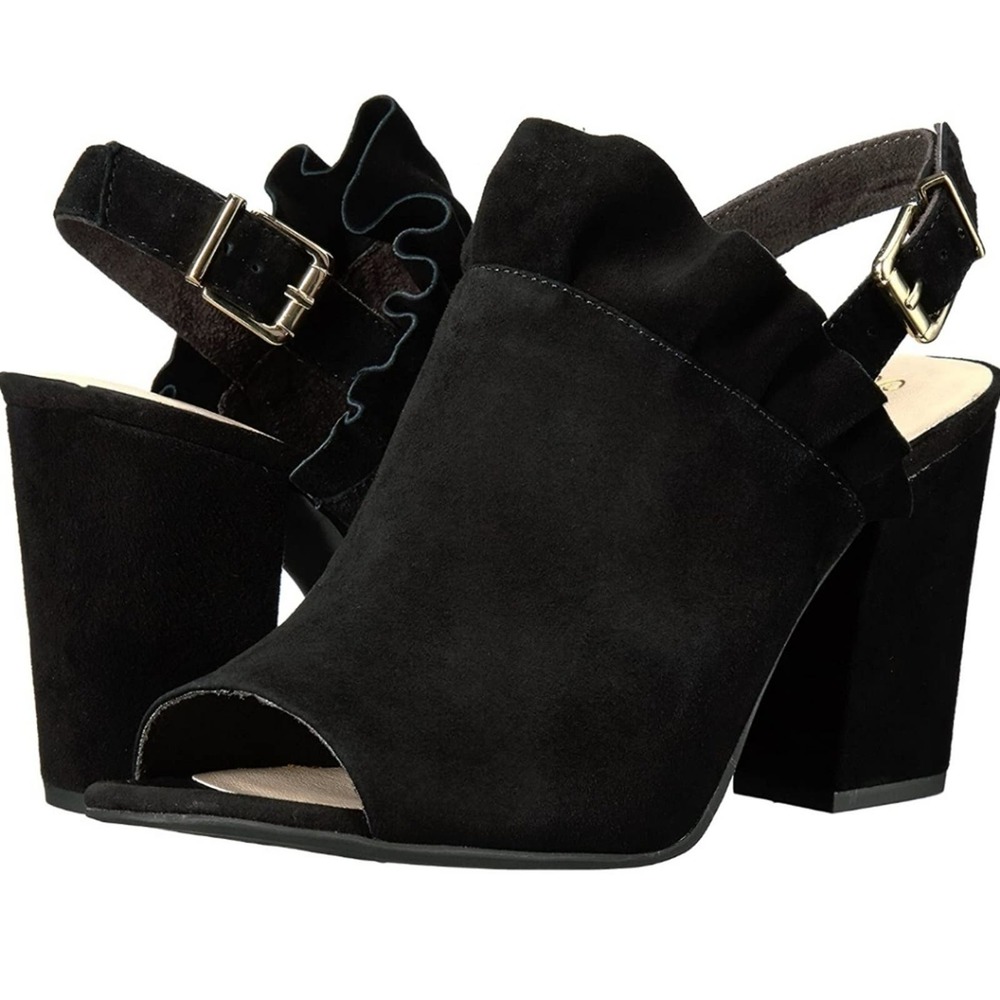 Seychelles Sightseeing Suede Slingback Heel Sandal